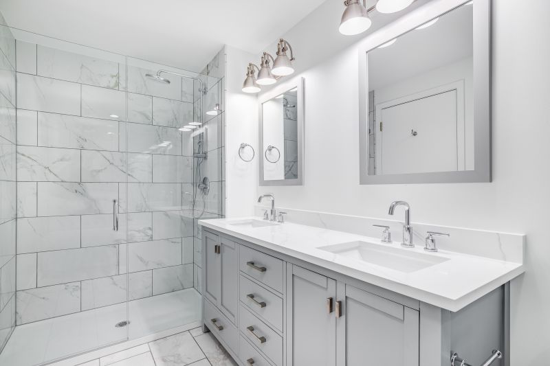 Spacious Bathroom with Dual Vanities