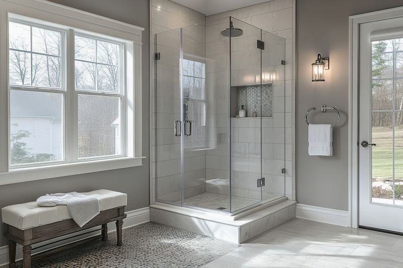 Luxury Shower with Multiple Showerheads